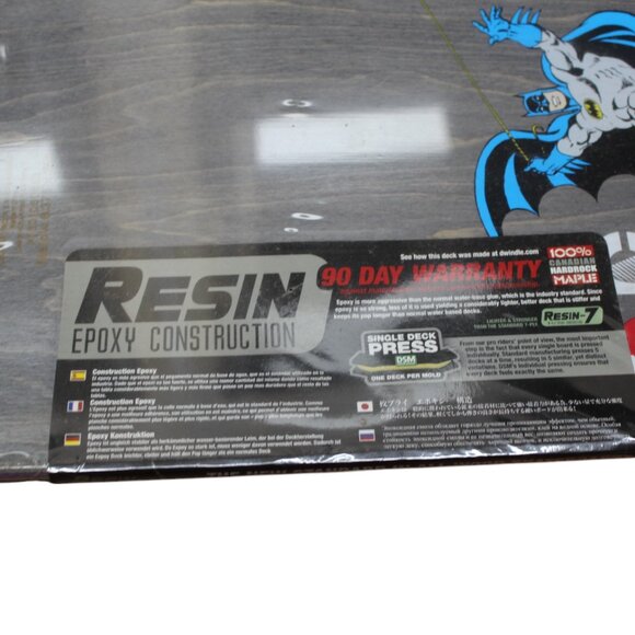 Almost Maple BATMAN Split Face Skateboard Deck 8.375 DC Comics R-7 - Picture 5 of 13